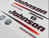 Johnson 6HP Four Stroke Outboard Decal Kit
